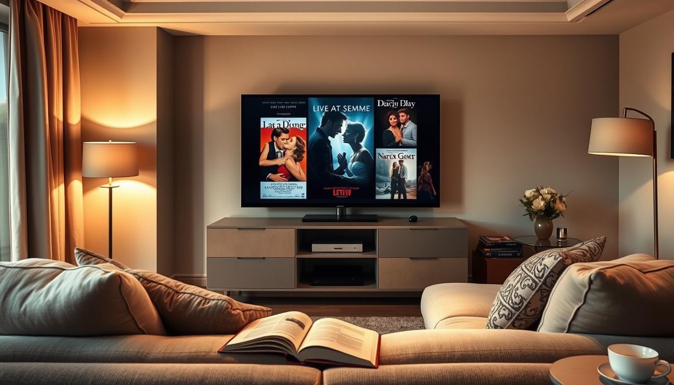 Aplicativos de filmes românticos