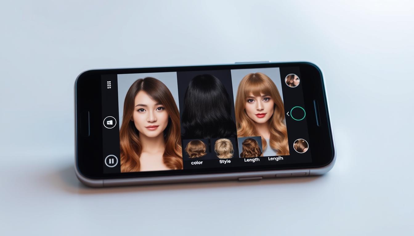 aplicativo de mudar cabelo