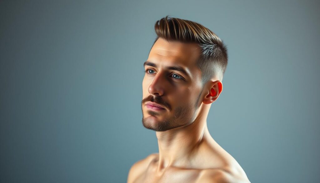 transformação de visual masculino