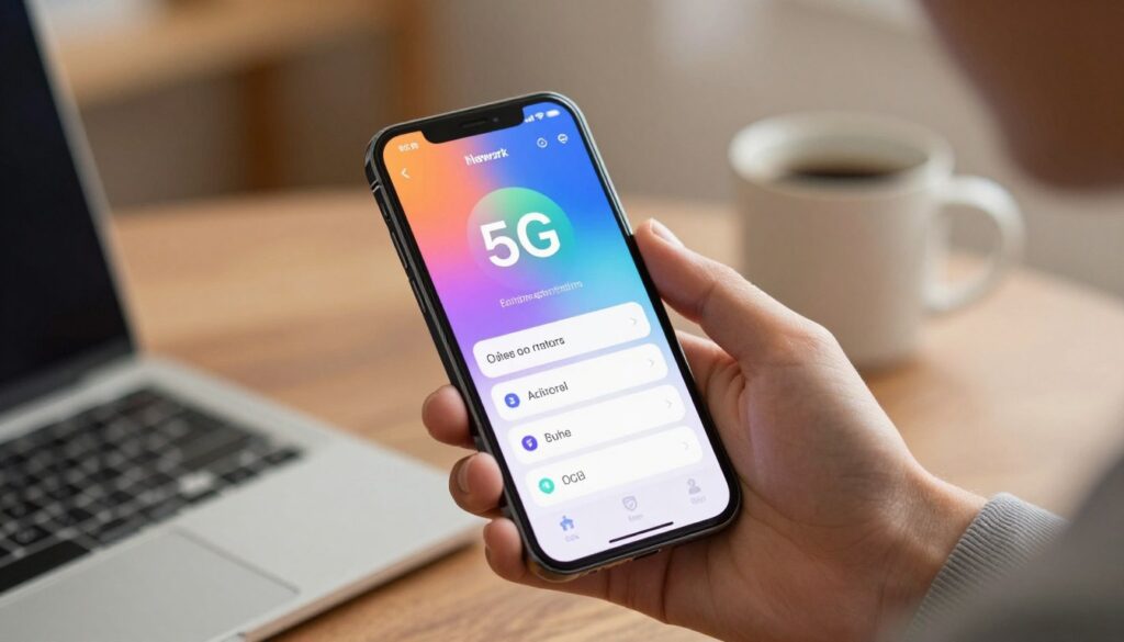 como ativar a rede 5g no iphone