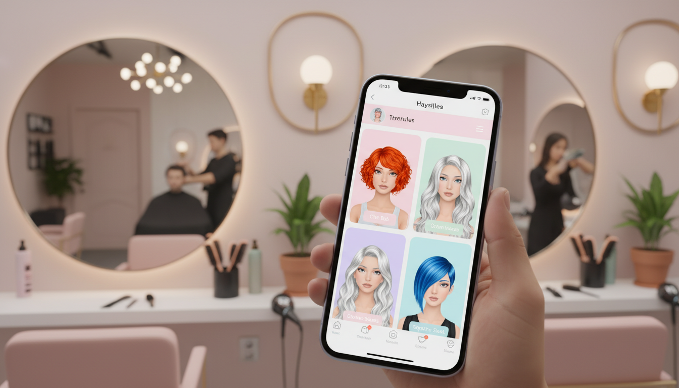 Apps para ver diferentes tipos de cortes de cabelo