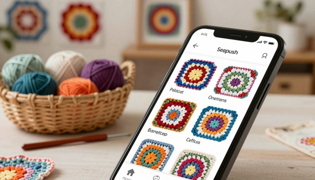 App for learning how to crochet.