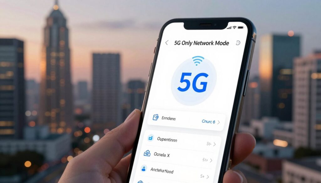 aplicativo-5g only network mode aplicativo-5g only network mode