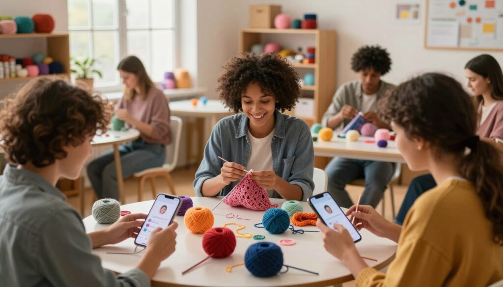 Aplicativo de crochê em aulas gratuito Aplicativo de crochê em aulas gratuito