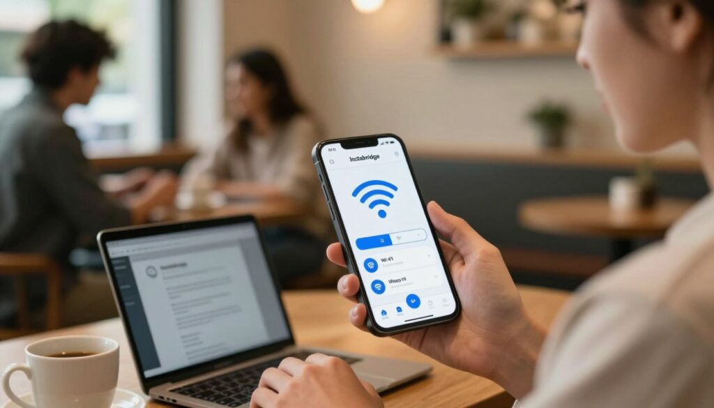 Localizar Redes Wi-Fi com o instabridge