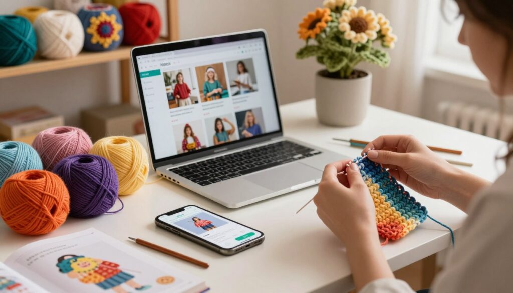 recursos digitais para crochê