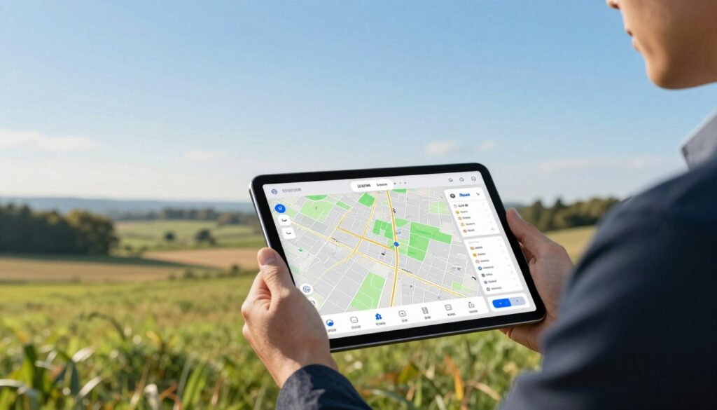 tecnologia para medir terrenos