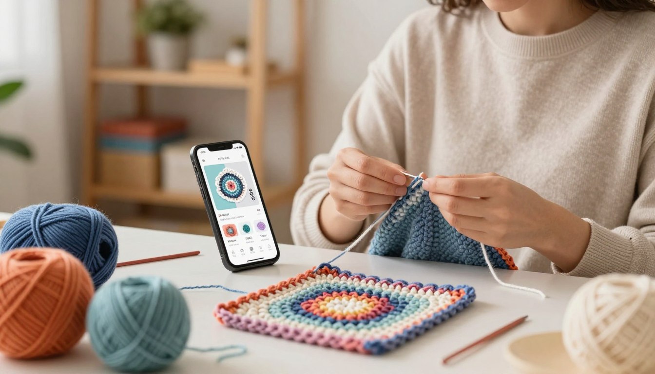 Aprenda Crochê Pelo Celular com Estes Aplicativos Gratuitos