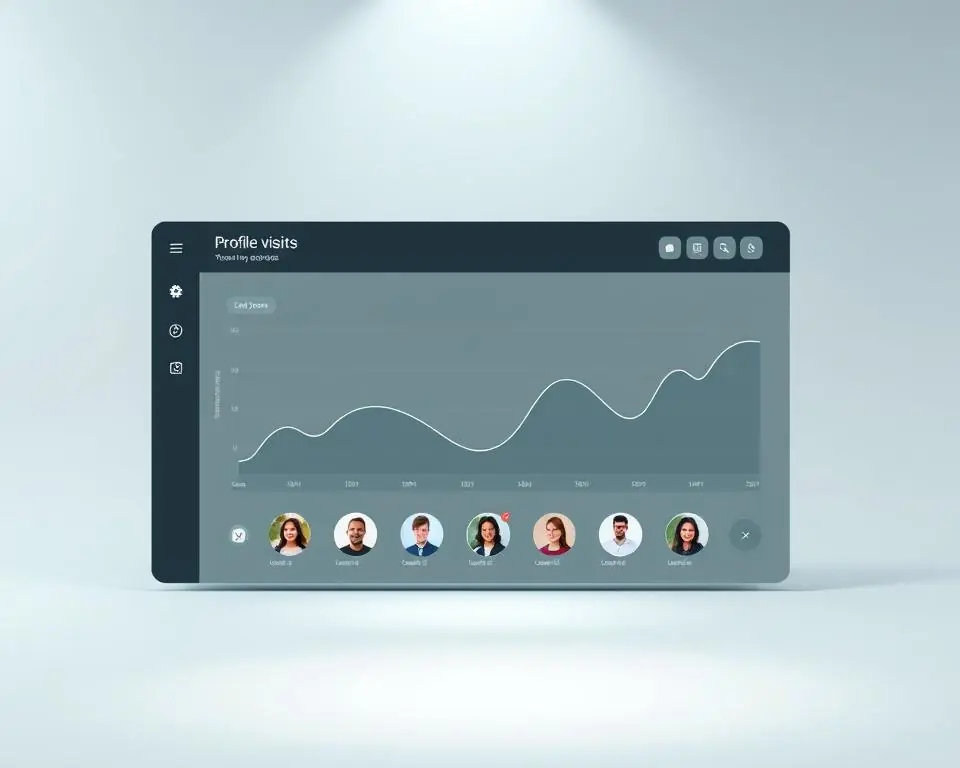 visitas nos seus perfis