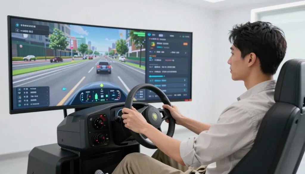 simulador de direção