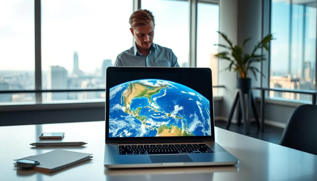 escolher app de imagens de satélite