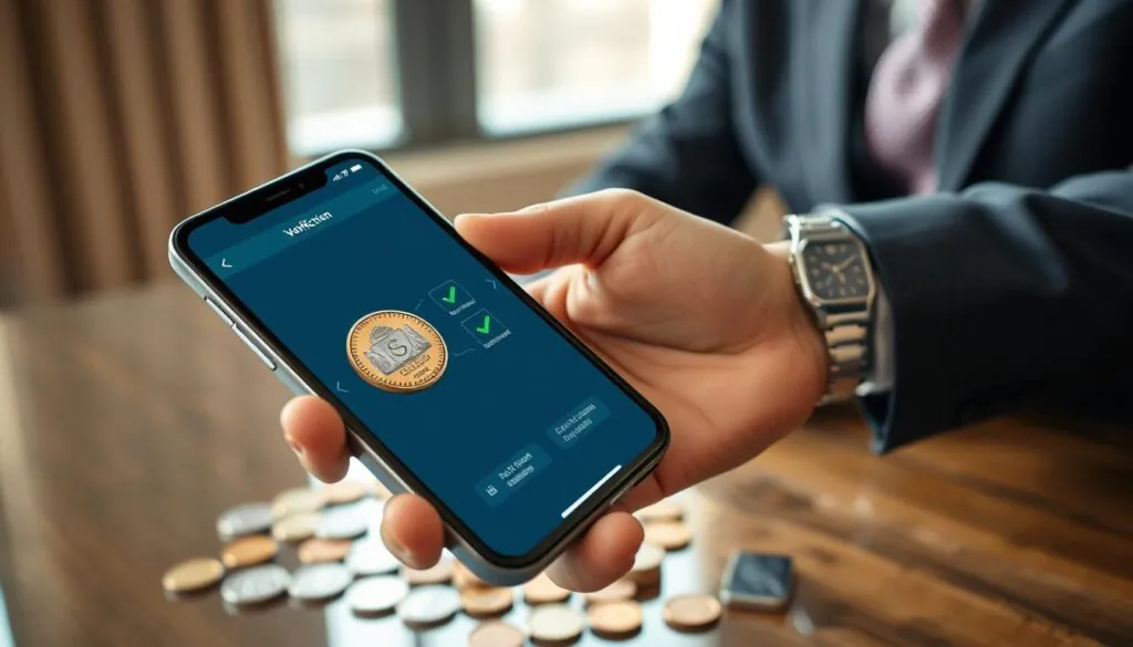 vantagens apps verificação moeda